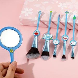 5pcs Doraemon Makeup brushes