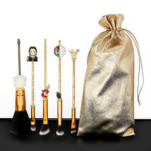 5Pcs/Set Wednesday Addams Makeup Brushes