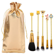 Load image into Gallery viewer, 5pcs/set Winnie the Pooh Makeup Brushes
