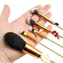 Load image into Gallery viewer, 5Pcs/Set Wednesday Addams Makeup Brushes
