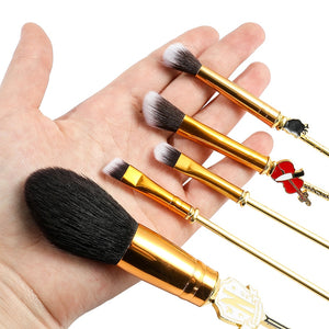 5Pcs/Set Wednesday Addams Makeup Brushes