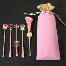 Load image into Gallery viewer, 2022 Sailor Moon Makeup Brush Set
