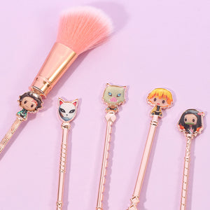 2021 New Rose Gold Demon Slayer Makeup Brush set - Panashe Essence 