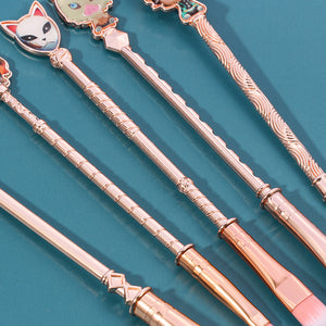 2021 New Rose Gold Demon Slayer Makeup Brush set - Panashe Essence 