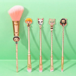 2021 New Rose Gold Demon Slayer Makeup Brush set - Panashe Essence 