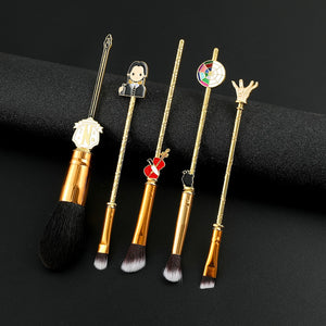 Open image in slideshow, 5Pcs/Set Wednesday Addams Makeup Brushes

