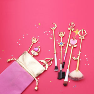 Classic Sailor Moon Makeup Brushes Set - Panashe Essence 
