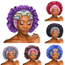 Load image into Gallery viewer, 2020-21 New Extra Large hair bonnet Satin Lined sleep cap - Panashe Essence 
