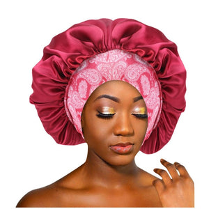 2020-21 New Extra Large hair bonnet Satin Lined sleep cap - Panashe Essence 