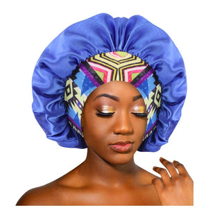 Open image in slideshow, 2020-21 New Extra Large hair bonnet Satin Lined sleep cap - Panashe Essence 
