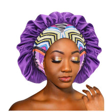 Load image into Gallery viewer, 2020-21 New Extra Large hair bonnet Satin Lined sleep cap - Panashe Essence 
