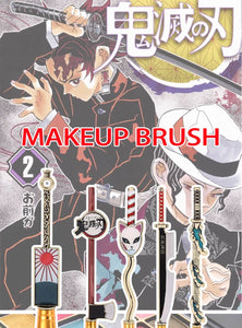 5pcs  Demon Slayer Anime Makeup  Brush Kit - Panashe Essence 