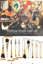 Load image into Gallery viewer, 2021 Attack on Titan Anime Makeup Brush Set - Panashe Essence 
