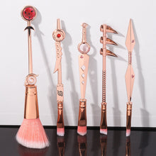 Load image into Gallery viewer, Limited edition 2021 Rose gold/Silver Classic  Naruto Anime  Makeup Brush Set - Panashe Essence 
