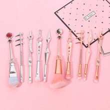 Load image into Gallery viewer, Limited edition 2021 Rose gold/Silver Classic  Naruto Anime  Makeup Brush Set - Panashe Essence 
