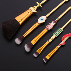 Jujutsu Kaisen Makeup Brush Set 10pcs combo - Panashe Essence 