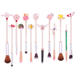 Cardcaptor Sakura 13pcs combo makeup brush set - Panashe Essence 