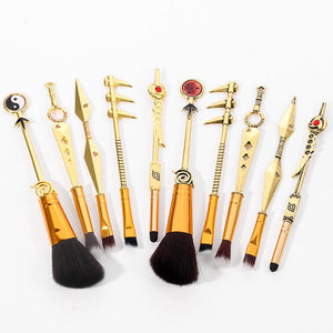 10pcs Naruto Makeup Brush Set - Panashe Essence 