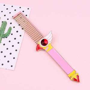 Open image in slideshow, Sailor Moon | Cardcaptor Sakura Cosmetic Metal Comb - Panashe Essence 

