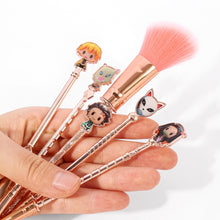 Load image into Gallery viewer, 14pcs Demon Slayer Makeup Brushes + Comb Set combo - Panashe Essence 
