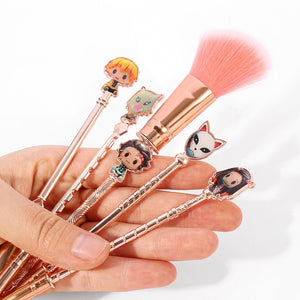 14pcs Demon Slayer Makeup Brushes + Comb Set combo - Panashe Essence 