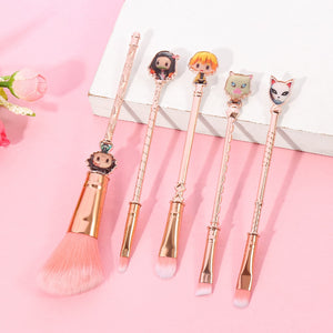 14pcs Demon Slayer Makeup Brushes + Comb Set combo - Panashe Essence 