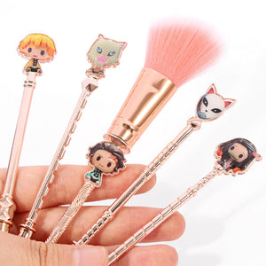 14pcs Demon Slayer Makeup Brushes + Comb Set combo - Panashe Essence 
