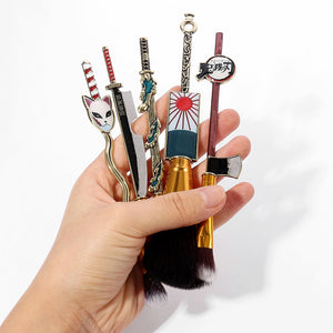 14pcs Demon Slayer Makeup Brushes + Comb Set combo - Panashe Essence 