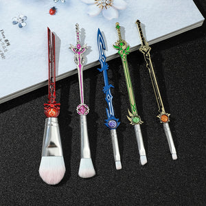 Open image in slideshow, New Genshin Impact Makeup Brush Set - Panashe Essence 
