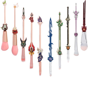 Open image in slideshow, 10pcs Genshin Impact Makeup Brush Set Combo - Panashe Essence 
