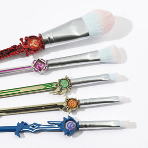 10pcs Genshin Impact Makeup Brush Set Combo - Panashe Essence 