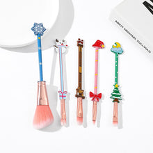 Load image into Gallery viewer, Limited edition Christmas Makeup Brush Set
