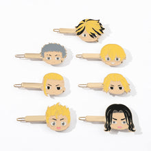 Load image into Gallery viewer, 7Pcs/Set Tokyo Revengers hair clips
