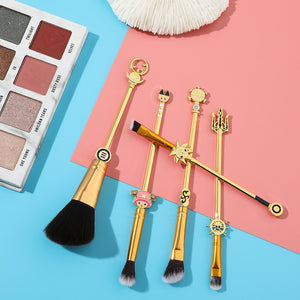 10pc/set One Piece Makeup Brushes