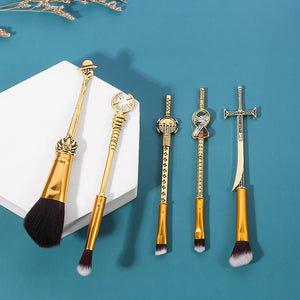 10pc/set One Piece Makeup Brushes