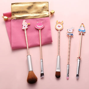 2021 Alice in Wonderland Rabbit Makeup Brush Set - Panashe Essence 